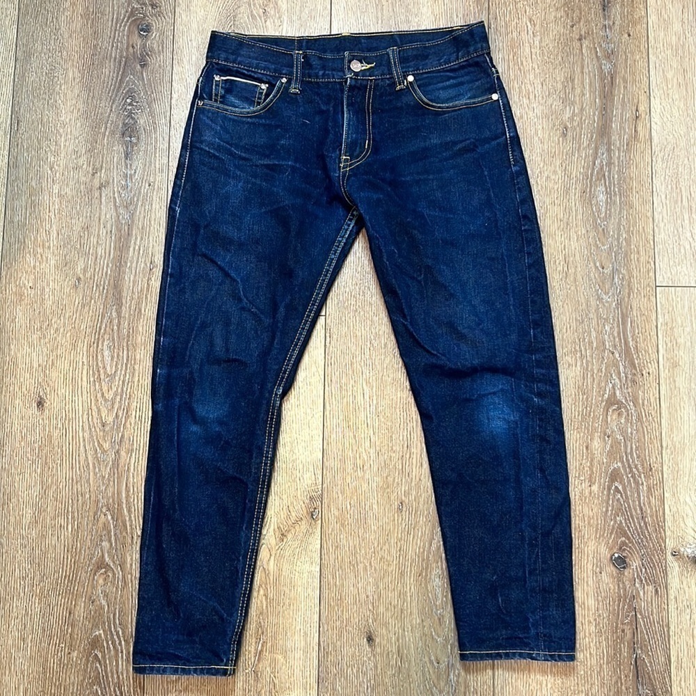 Soso Dark Wash Selvedge Skinny Jeans Size 29